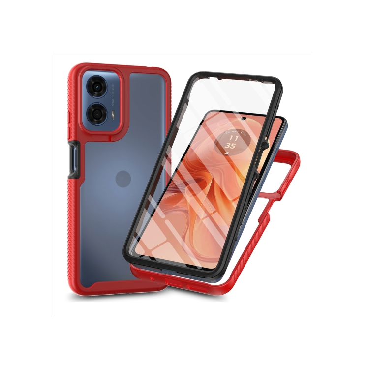 Motorola E14/G24/G24 Power/G04. Funda 360° con protector de pantalla integrado