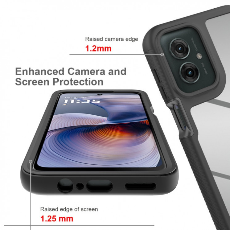 Motorola E14/G24/G24 Power/G04. Funda 360° con protector de pantalla integrado