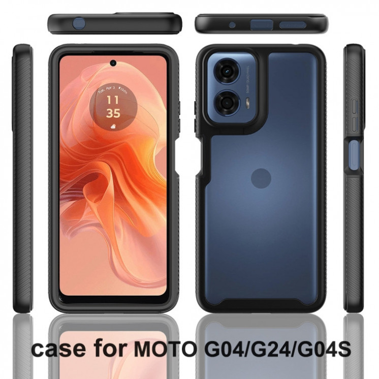 Motorola E14/G24/G24 Power/G04. Funda 360° con protector de pantalla integrado