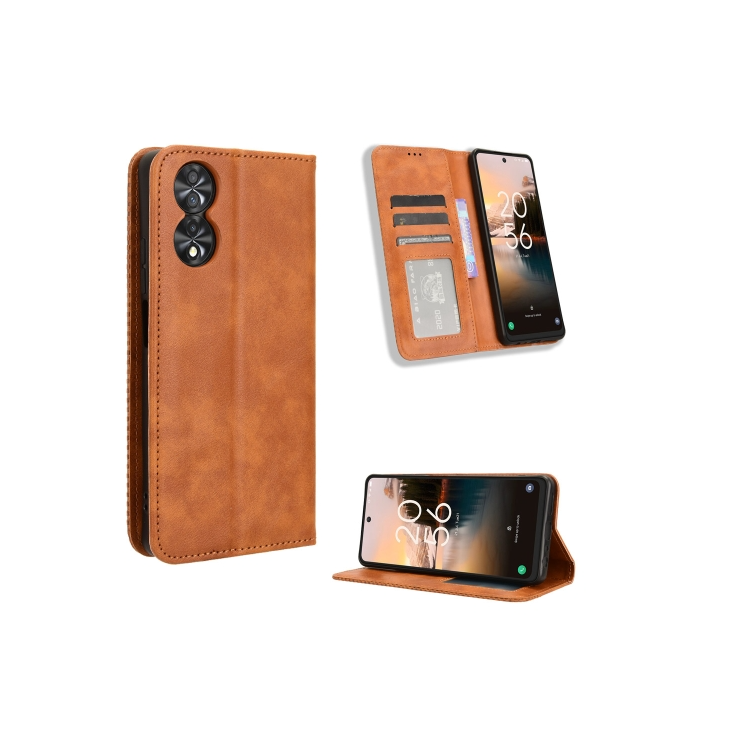 TCL 40 NxtPaper. Funda leather case con cierre magnético