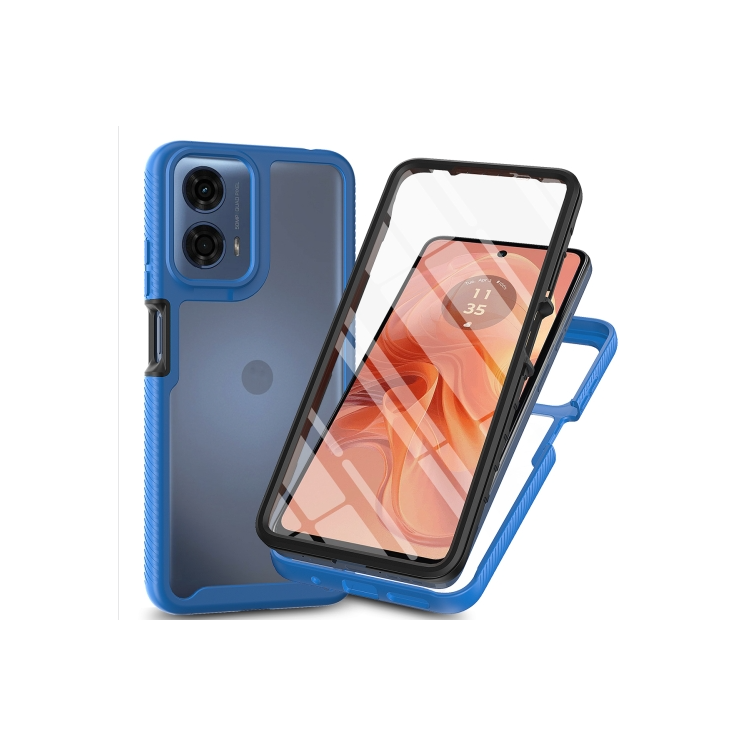 Motorola E14/G24/G24 Power/G04. Funda 360° con protector de pantalla integrado