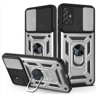 Motorola G30. Funda camshield con anillo