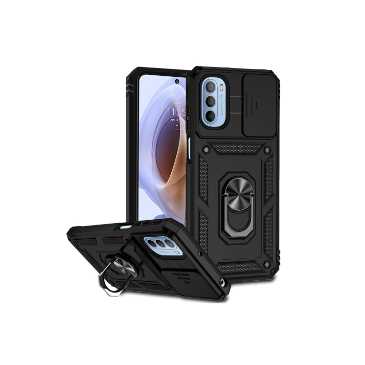 Motorola G31/G41. Funda Armor camshield con anillo