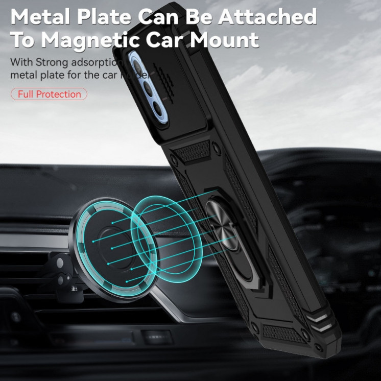 Motorola G31/G41. Funda Armor camshield con anillo