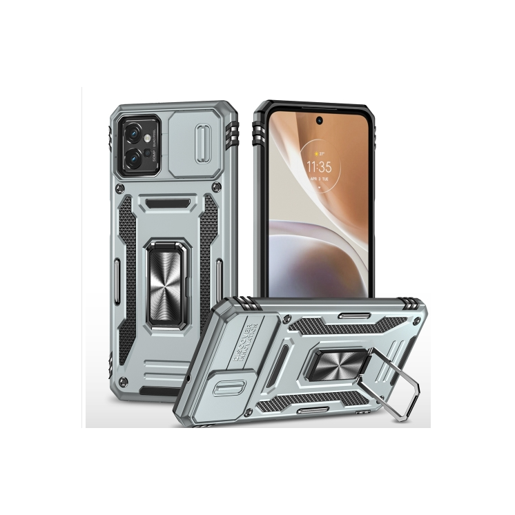 Motorola G32. Funda Armor camshield con anillo