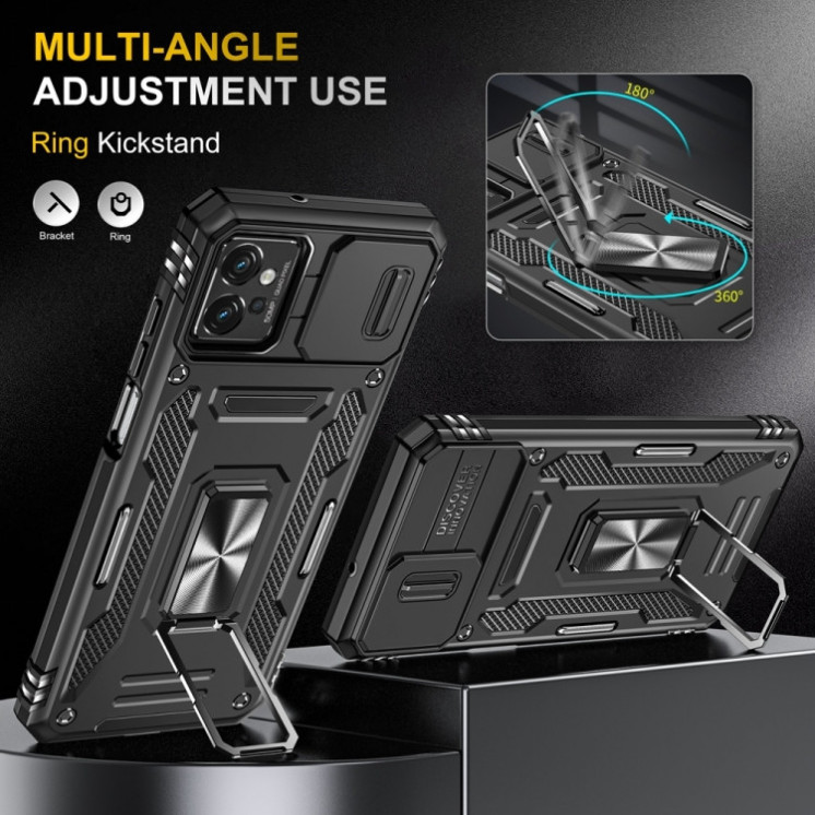 Motorola G32. Funda Armor camshield con anillo