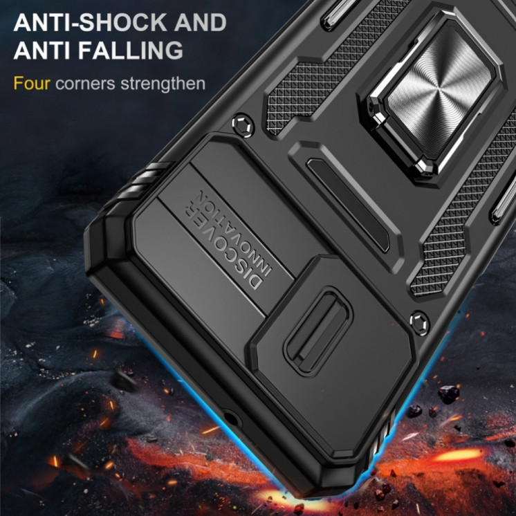 Motorola G32. Funda Armor camshield con anillo