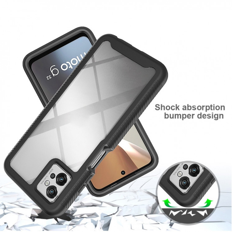 Motorola G32. Funda 360° con protector de pantalla integrado