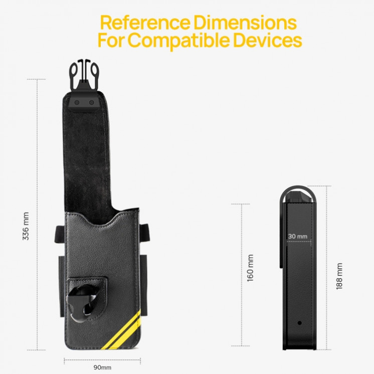 Ulefone Armor 24/26/27/22/21/19/18 series. Funda Holster multi propósito original (Negro)