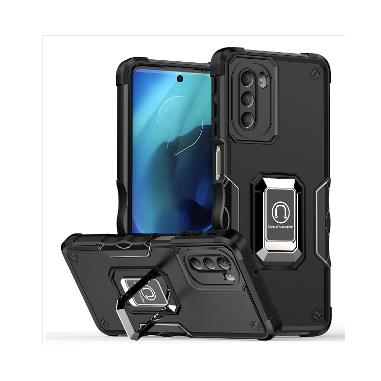 Motorola G51. Funda Armor con anillo
