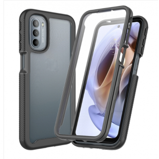 Motorola G51. Funda 360 con protector de pantalla.