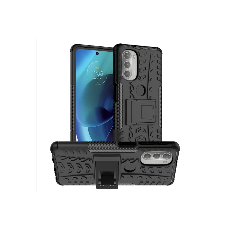 Motorola G51. Funda Armor TPU+PC con stand