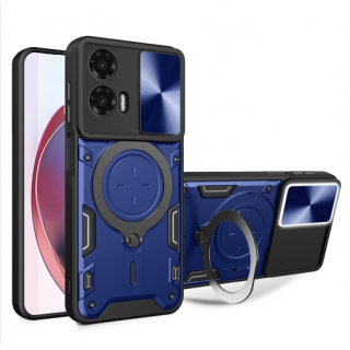 Motorola G35. Funda Camshield con anillo stand