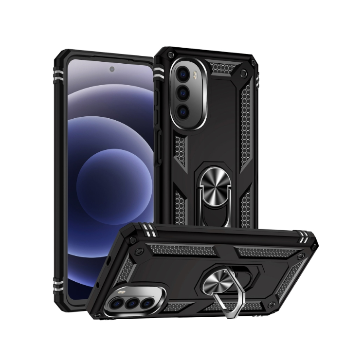 Motorola G52/G82. Funda Armor con anillo.