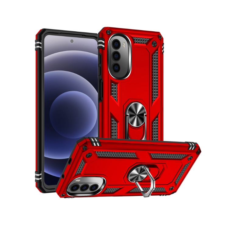 Motorola G52/G82. Funda Armor con anillo.