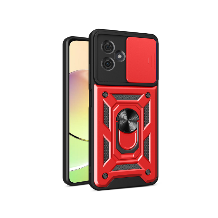 Motorola G54. Funda camshield con anillo.