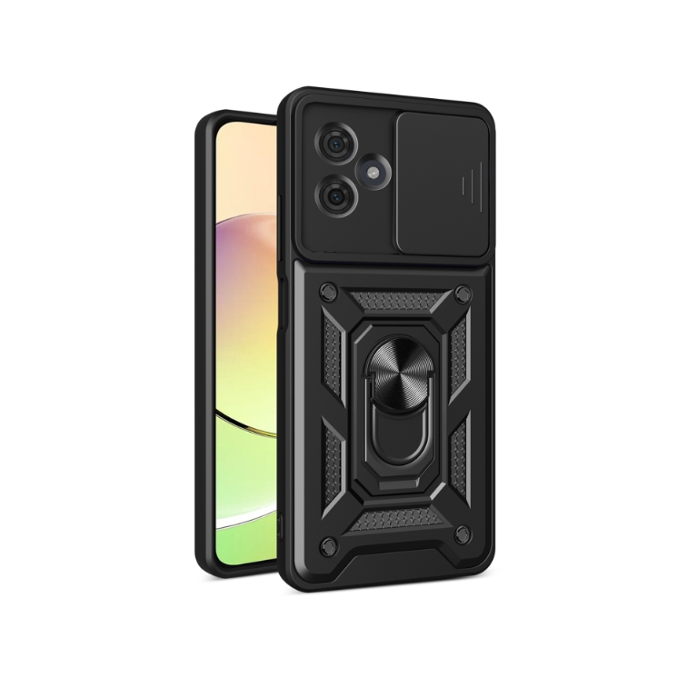 Motorola G54. Funda camshield con anillo.