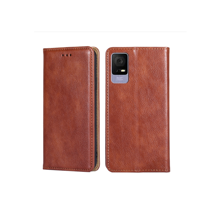 TCL 405/406/ 408. Funda Leather case con cierre magnético