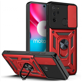 Motorola G60s. Funda camshield PC+TPU con anillo