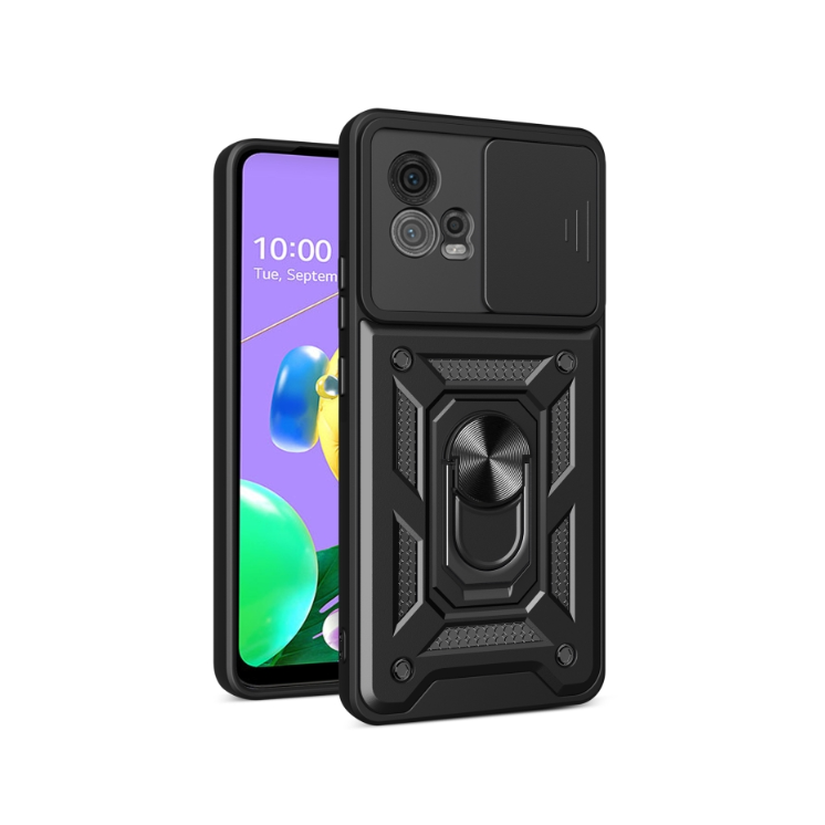 Motorola G72. Funda camshield con anillo