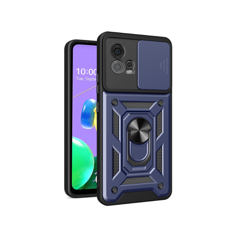 Motorola G72. Funda camshield con anillo