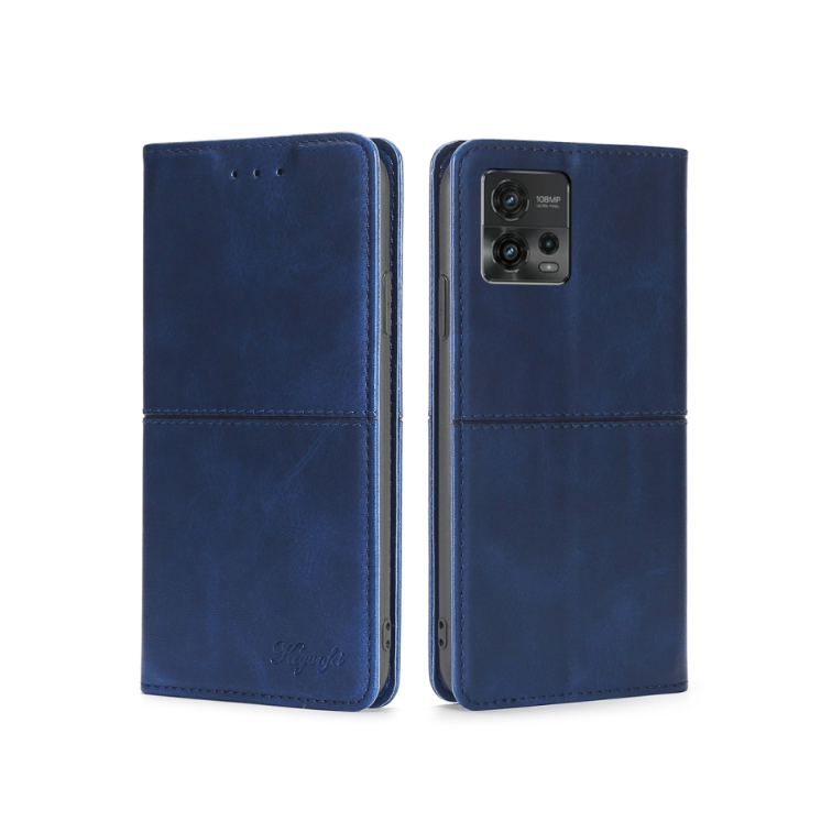 Motorola G72. Funda flip leather con cierre magnético