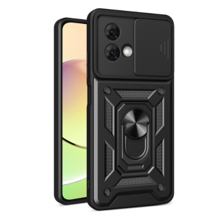 Motorola G84. Funda con protector de cámaras y anillo