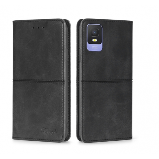 TCL 403. Funda leather case con cierre magnético