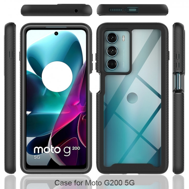 Motorola G200 5G. Funda 360 con protector de pantalla.