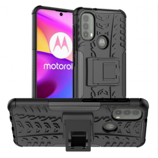 Motorola E20/E30/E40. Funda Armor con stand.