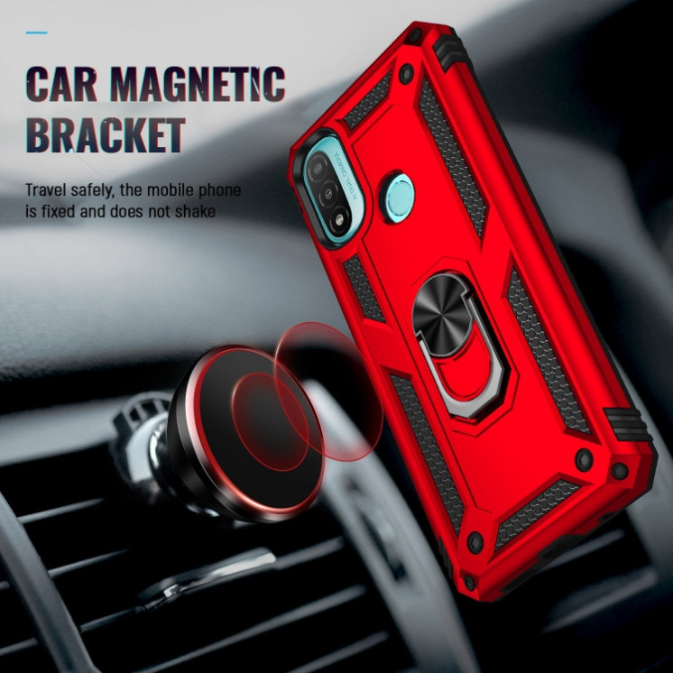 Motorola E20/E30/E40. Funda Armor con anillo.