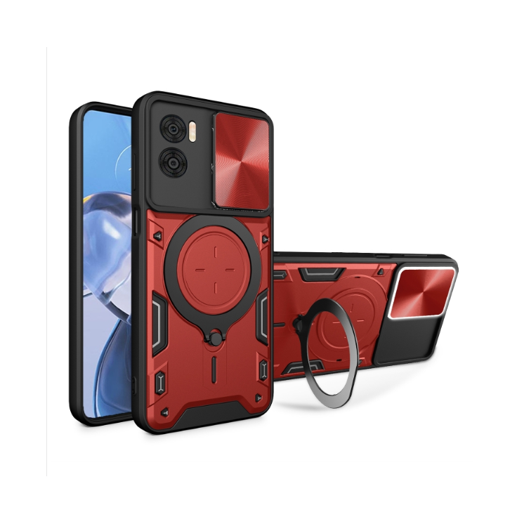 Motorola E22/E22i. Funda camshield con anillo soporte