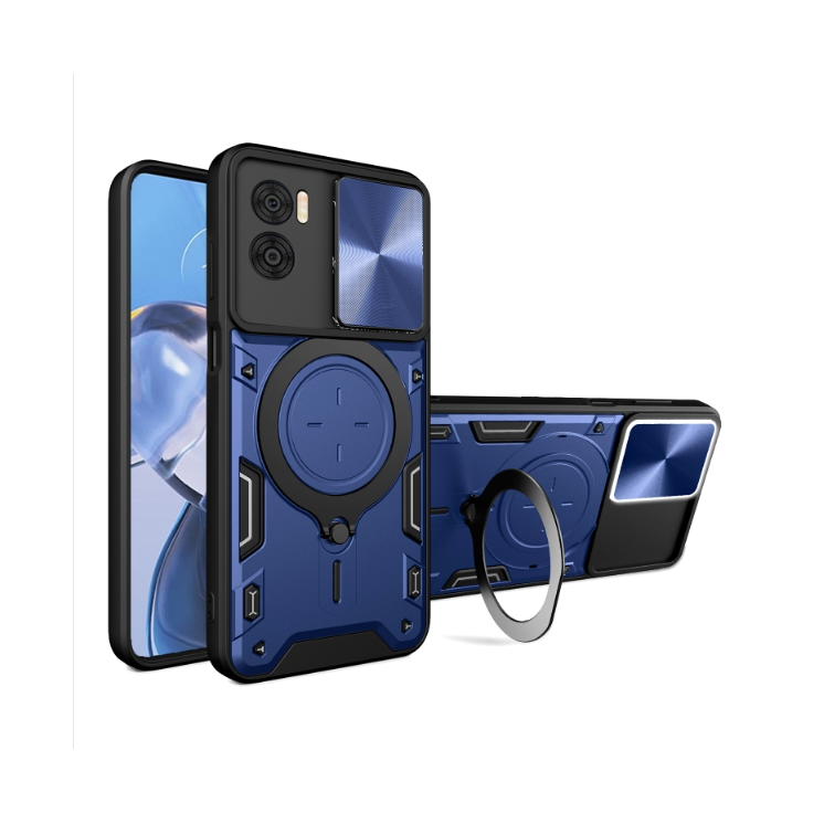 Motorola E22/E22i. Funda camshield con anillo soporte