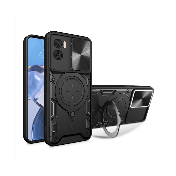 Motorola E22/E22i. Funda camshield con anillo soporte