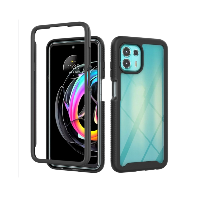 Motorola Edge 20 Lite. Funda 360 con marco frontal (bordes negro)