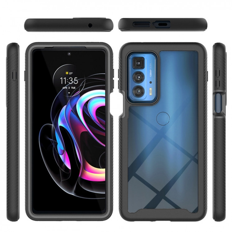 Motorola Edge 20 Pro. Funda 360° con protector de pantalla integrado