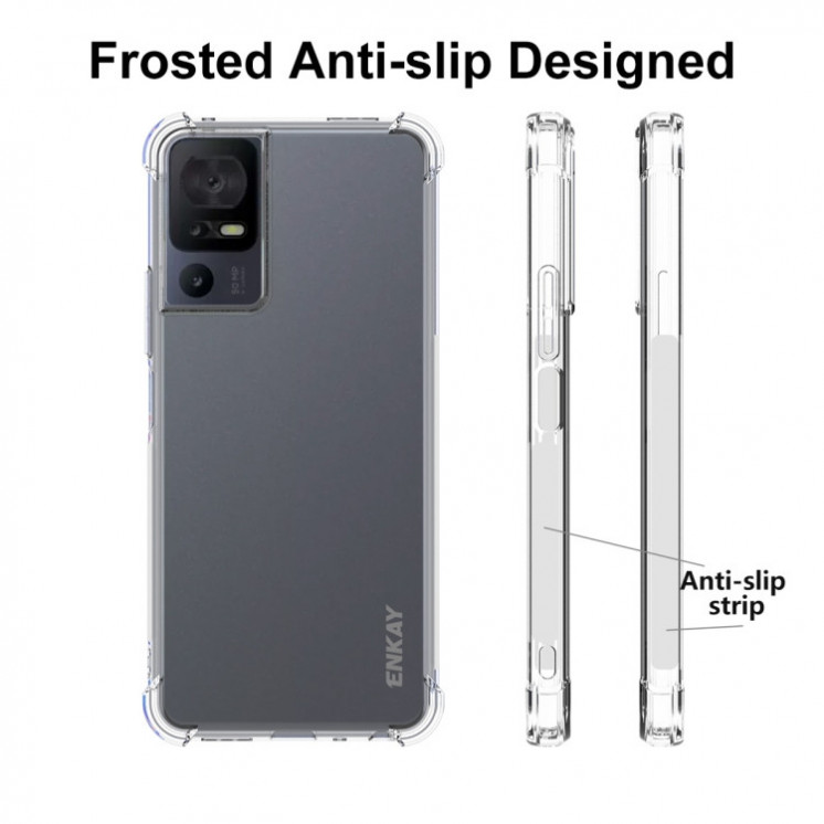 TCL 40 SE. Funda marca ENKAY TPU transparente