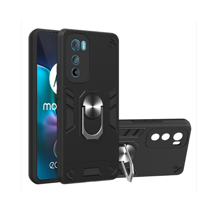 Motorola Edge 30. Funda Armor PC+TPU con anillo