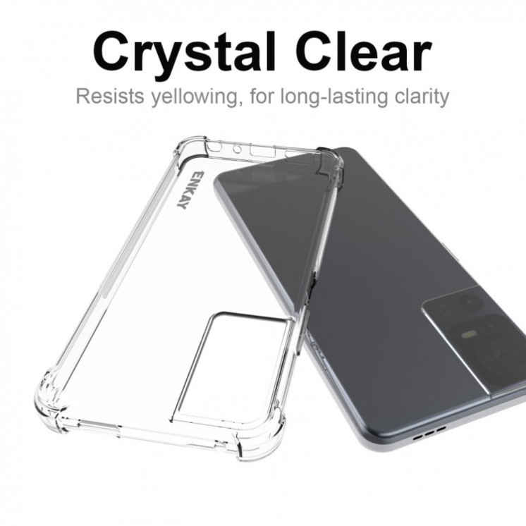 TCL 40 SE. Funda marca ENKAY TPU transparente