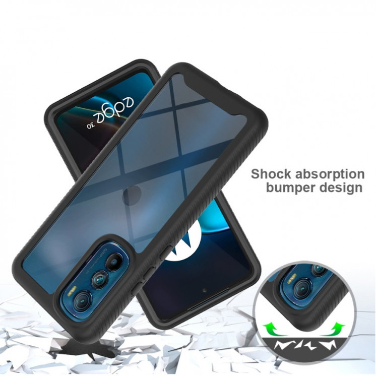 Motorola Edge 30. Funda 360° con protector de pantalla integrado