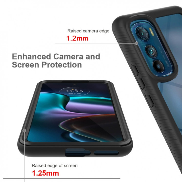 Motorola Edge 30. Funda 360° con protector de pantalla integrado