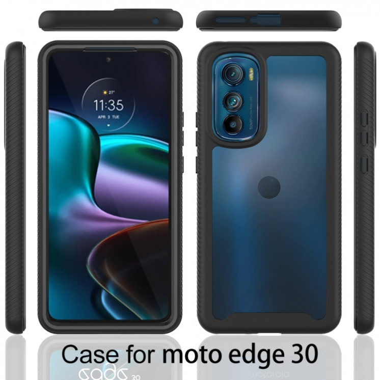 Motorola Edge 30. Funda 360° con protector de pantalla integrado