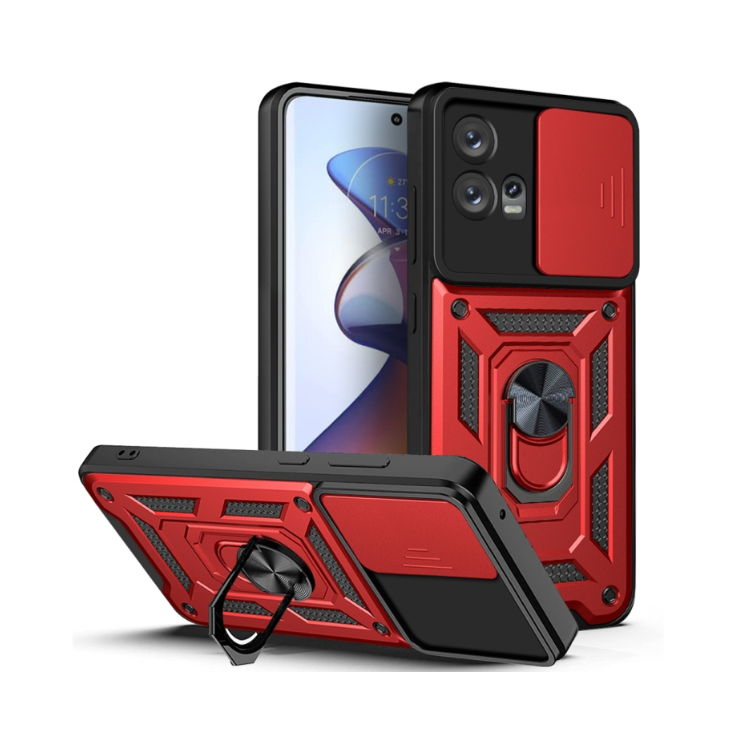Motorola Edge 30 Fusion. Funda camshield con anillo