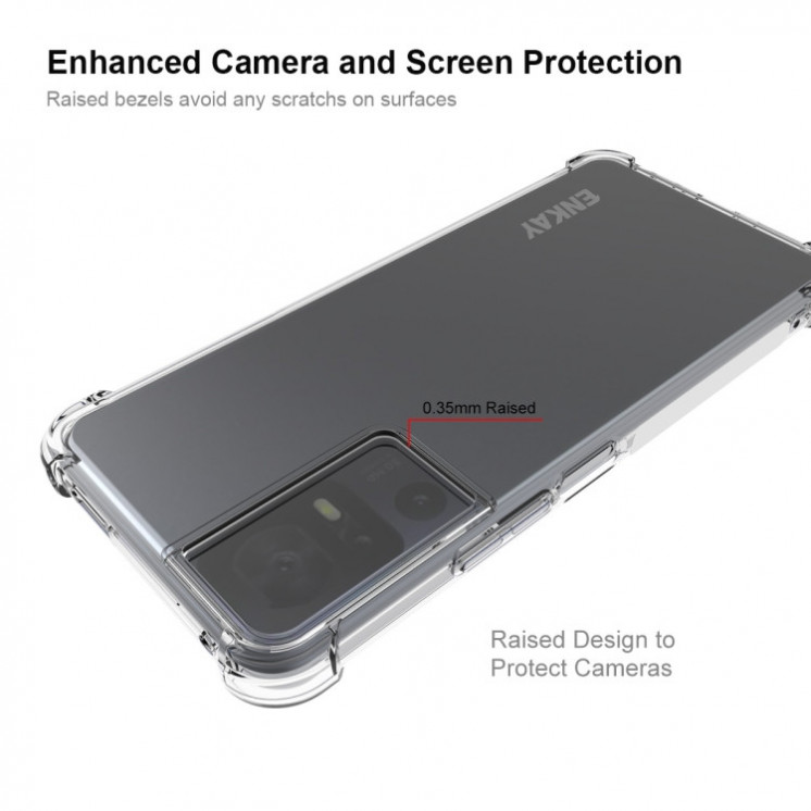 TCL 40 SE. Funda marca ENKAY TPU transparente