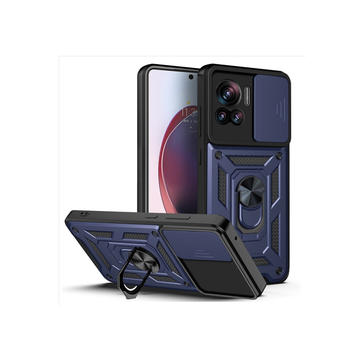 Motorola Edge 30 Ultra. Funda Camshield con anillo 360