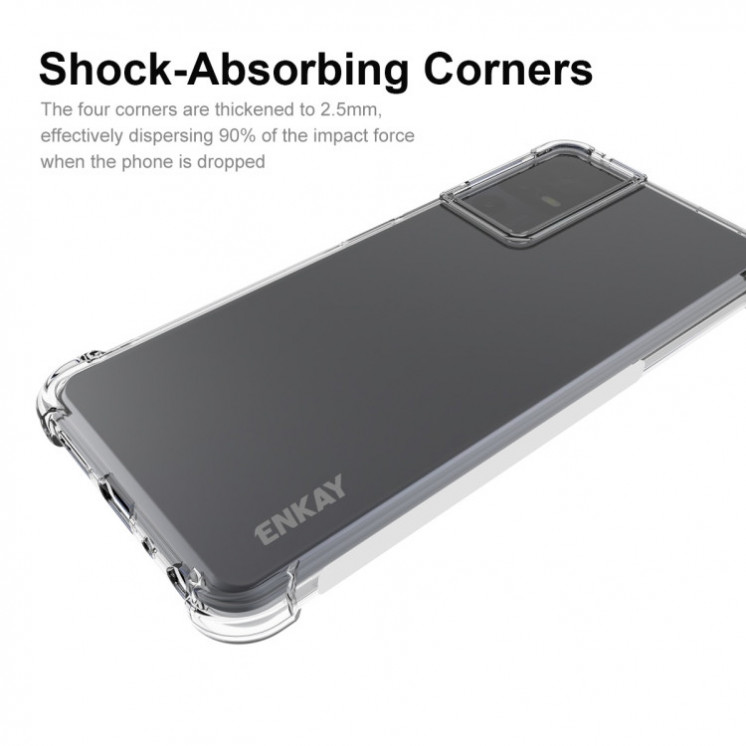 TCL 40 SE. Funda marca ENKAY TPU transparente