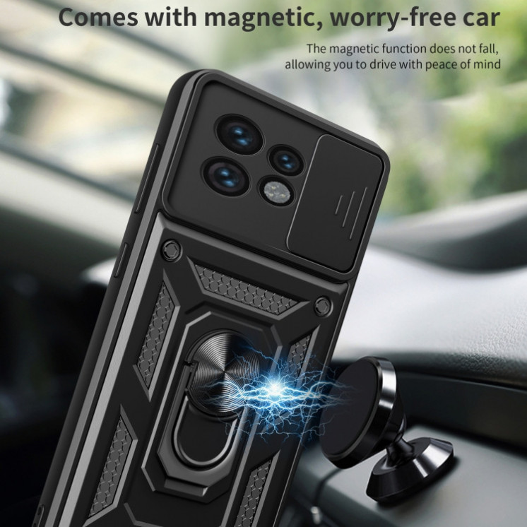 Motorola Edge 40 Pro. Funda camshield con anillo