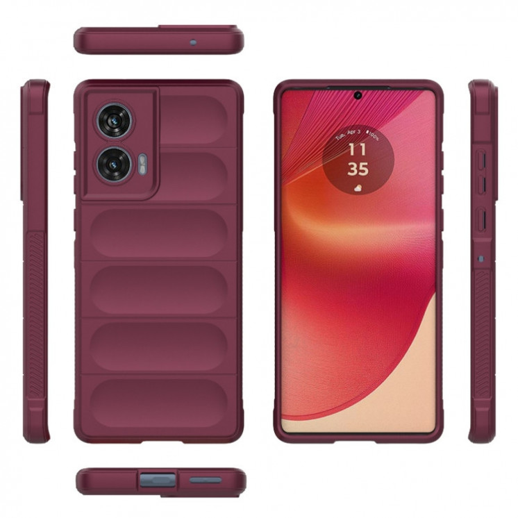 Motorola Edge 50 Fusion 5G. Funda TPU + flannel