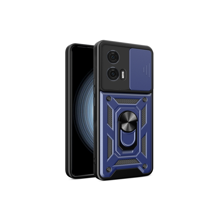 Motorola Edge 50 Fusion. Funda Camshield TPU+PC con anillo