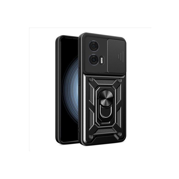 Motorola Edge 50 Fusion. Funda Camshield TPU+PC con anillo